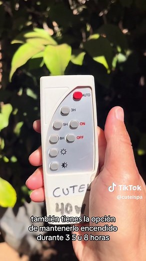 Cómo programar tu foco solar