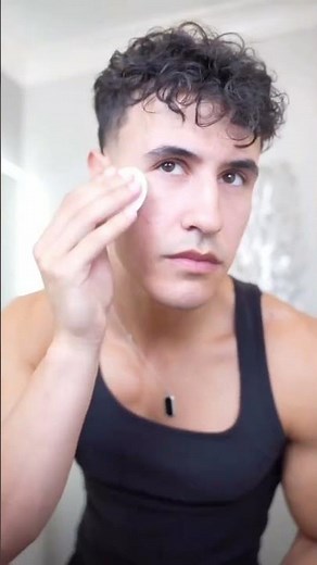 Easiest 4 Steps Male Skin Care Routine #skincare #skincareroutine #trendingshorts
