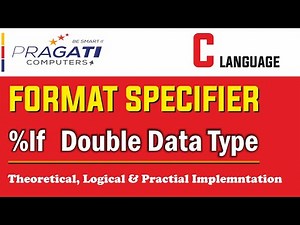 C Double Data Type Format Specifier