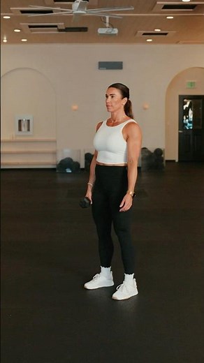 Dumbbell Single Arm Hang Clean and Jerk