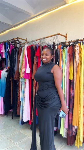 Price 2000sh Mashallah! Mashallah ❤️she’s so stunning This stunning maxi dress features a sleek high neckline, a flattering sculpted fit, and a back slit for that effortless, graceful walk. Pair it with gold accessories for the perfect timeless finish ✨#blackdress #ootd #dresses