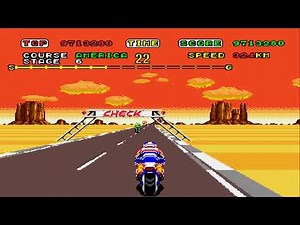 Super Hang-On (Sega Genesis/Mega Drive) - Senior with Sprinter
