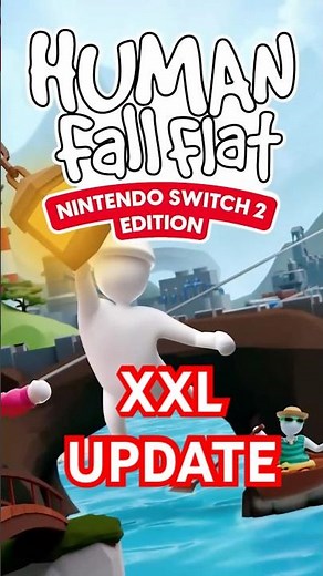 Everything's getting better 🤯 Human Fall Flat on the Nintendo Switch 2 #gaming #nintendo