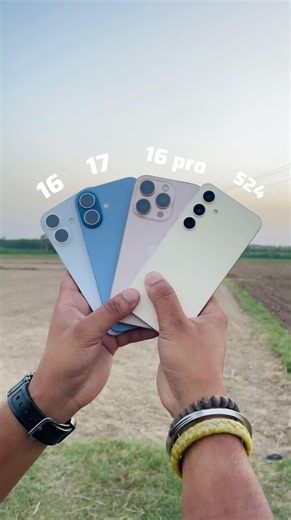 iPhone 16 vs Samsung s24 vs iPhone 17 vs iPhone 16 pro camera test 🔥