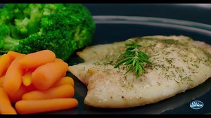 47K views | Baked Tilapia Fillet with Vegetables! The firm texture...
