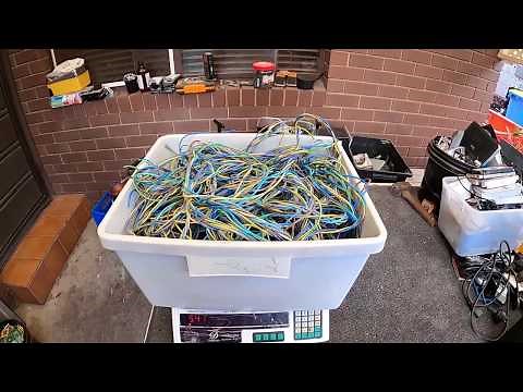 Stripping copper wire for value epic fail