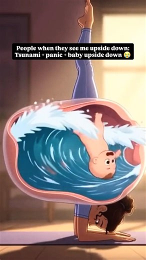 Going upside down doesn’t turn the baby.