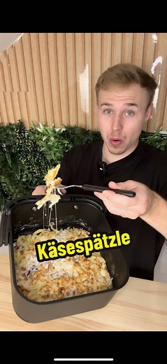 Käsespätzle Flammkuchen – Einfaches Rezept aus dem Airfryer