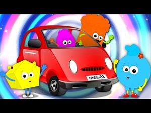 Daddy's Red Car | Colors Song Fro Kids | Nursery Rhymes By Baby Shapes - Videos For Kids