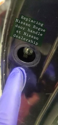 Nissan Rogue door handle fix update