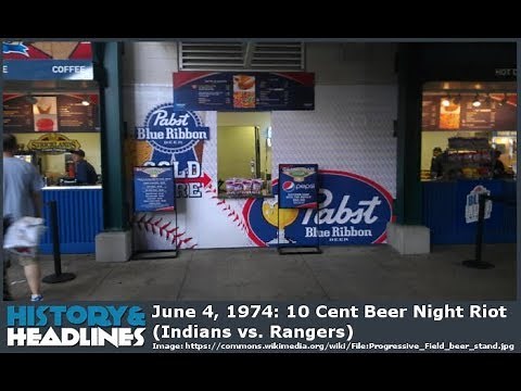 June 4, 1974: 10 Cent Beer Night Riot (Indians vs. Rangers)