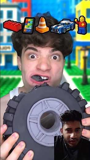 😡LEGO Eating ASMR Part 2 🧱why you eat Leagos 😡😡