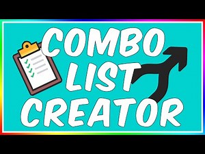 How To: Make A Combo List Creator!