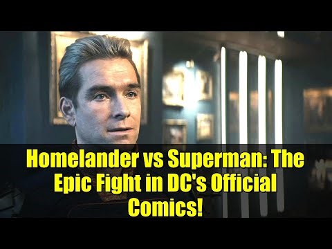 Homelander vs Superman: The Epic Fight in DC's Official Comics!