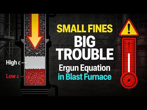 Why Small Fines Cause Big Trouble: Ergun Equation in the Blast Furnace