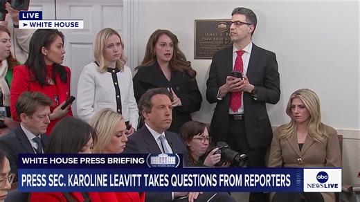 HAPPENING NOW: Press secretary Karoline Leavitt hosts the White House press briefing. https://abcnews.link/tUte2YS | ABC News