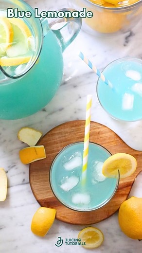 797K views · 18K reactions | Blue lemonade to improve digestion | Juicing Tutorials | Facebook