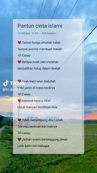 Kumpulan Pantun Islami dan Gombalan Terbaik