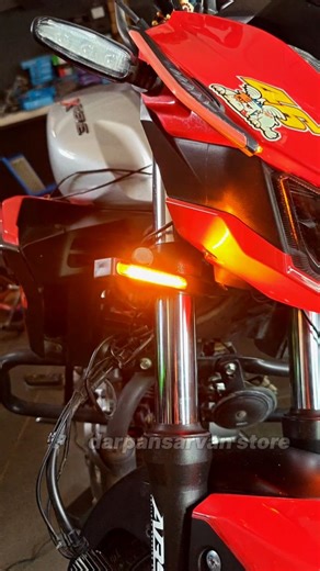102K views · 5K reactions | Fork Indicator Dual Colour Parking White Yellow Running Universal Fit For All Bikes Order Link- darpansarvan lstore.com #newproduct #newindicators #indicator #ledindicador #darpansarvanstore #xtreme125r #xtrememodified | Darpansarvan store | Facebook
