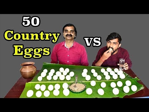 50 Eggs Eating Challenge | Country Chicken Egg | நாட்டு கோழி முட்டை | Saapattu Raman |