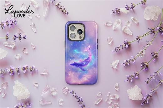 Cosmic Ocean Whale Phone Case: Fantasy Beach Aesthetic Cover iPhone 17 16 15 14 13 Air Pro Max, Samsung S25 S24 S23 Ultra Plus, Pixel 9 8 - Etsy