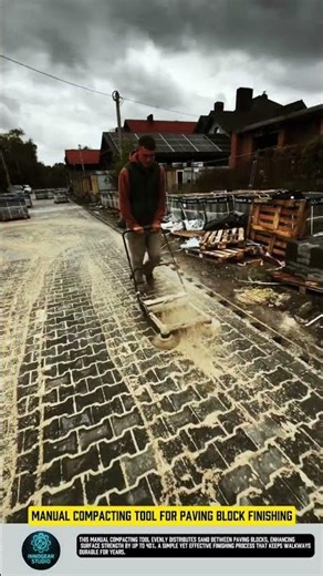 Manual Compacting Tool for Paving Block Finishing