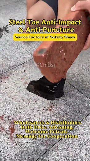 Enhanced Safety Shoes for Construction and Chemical Work