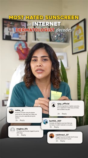 Dr. Priyanka Reddy | DERMATOLOGIST on Instagram: "This sunscreen has received a lot of backlash online. The earlier version felt heavy on the skin and didn’t work well.❗️ The brand has now come back with a reformulated 2-in-1 moisturiser plus sunscreen that feels more balanced on skin. It offers broad-spectrum protection with a lighter texture and better overall wear, making it far more comfortable for daily use than before.✅ This version is best suited for normal to dry or very dry skin, and mo