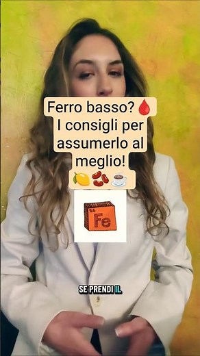 🩸Ferro basso?✨ecco i segreti per assorbirlo al meglio!