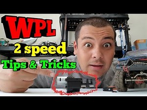 WPL 2 speed gearbox and 370 motor tips and tricks.