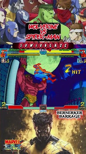 WOLVERINE finishes SPIDER-MAN in MSHvSF 🐺🕷️
