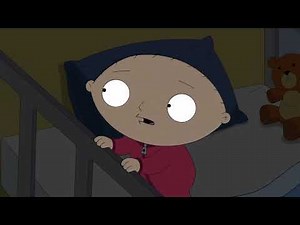 Stewie can sleep at the big bed with Lois Family Guy
