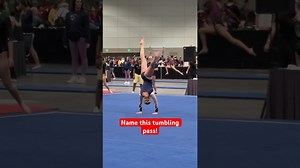 Name This Tumbling Move!