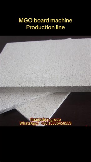 Magnesium oxide board production line equipment, glass magnesium board production line equipment, magnesite board production line equipment, the best equipment supplier from China, contact me for more information. #mgoboard #mgoboardmachine