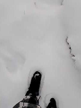 ASMR Walking in the snow