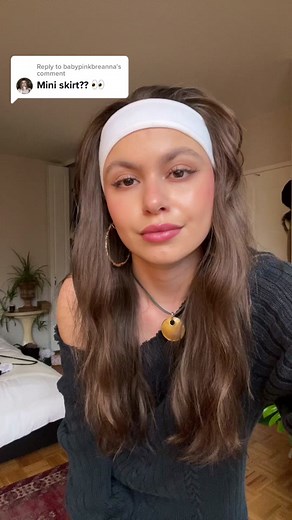 Replying to @babypinkbreanna mini skirt for the win