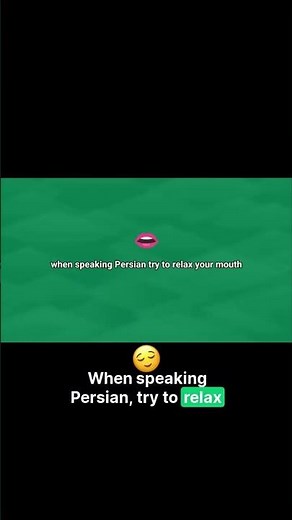 How to sound like a native Persian speaker