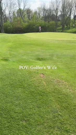 One day I may even golf 😜 #pov #golf #sun #wife