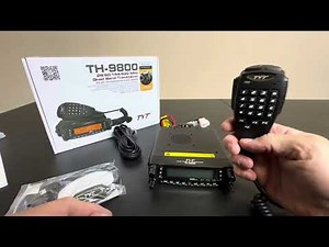 TYT TH 9800D Plus Version Quad Band Cross Band 50W Mobile Transceiver Vehicle Radio Amateur Base