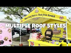 Customize Your Canopy Tent with Eagle Peak Patented Easy One Person Setup Pop Up Canopy Tents