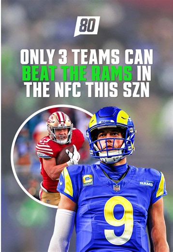 There are only 3 teams who can beat the Rams in the NFC this season: The Seahawks, 49ers and Lions #nfl #rams #seahawks #49ers #football