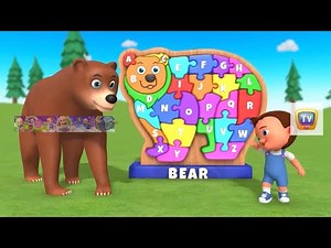A to Z Alphabet Bear 🧸 | Learn ABCs with a Cute Printed Teddy Bear | Fun Educational Video for Kids!