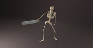 Rigged and Animated Low-poly Skeleton | 3D Creatures | Unity Asset Store