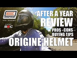 ORIGINE VEGA / TORC T1 - Year old helmet review PROs CONs and Buying TIPS #torc #torct1 #origine