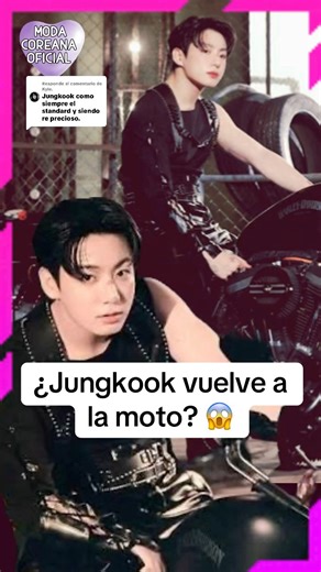 ¿Jungkook vuelve a la moto?💜 #jungkook #jungkookie #bts #army #btsjungkook | Moda Coreana