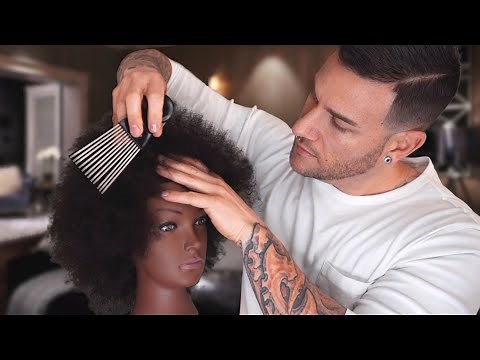 ASMR | Caring For Your Hair | Combing and Playing | Male Whisper Voice | Ear to Ear