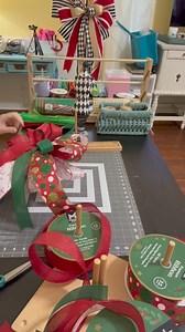 98K views · 1.5K reactions | Who ordered the candy cane ribbon? It’s bow time! | McKenzie Cole LLC | Facebook