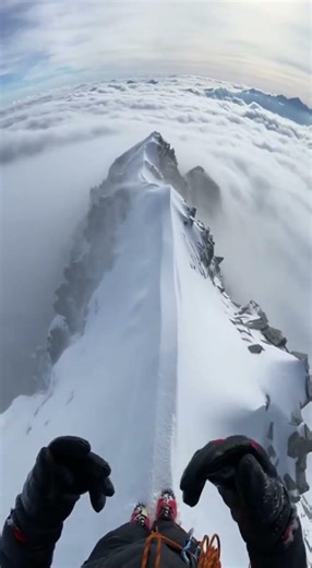 POV: Walking the Knife-Edge Ridge of Mount Everest