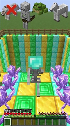 💀 Which Mob Survives the Highest Fall? #4 #minecraft #shorts