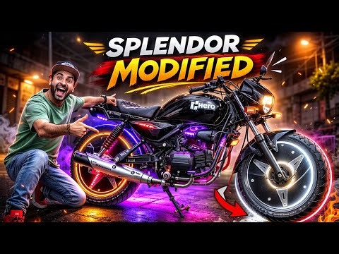Next Level Hero Splendor Modification 🔥 Splendor Restoration Done 💀 Modified splendor ❤️